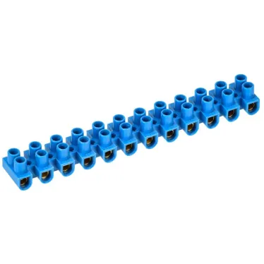 Зажим винтовой ЗВИ-5 1.5-4.0мм.кв 2шт не подде рживает горение синий