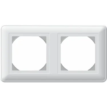 W59 Рамка 2 поста IP44 белая