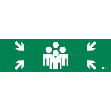 Этикетка самоклеящаяся 310х90мм ''Место сбора'' IEK