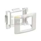 Рамка и супорт для кабель-канала универсальные на 2 модуля