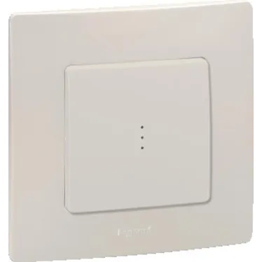 ETIKA Переключатель одноклавишный с подсветкой слоновая кость автоматические зажимы 10AX