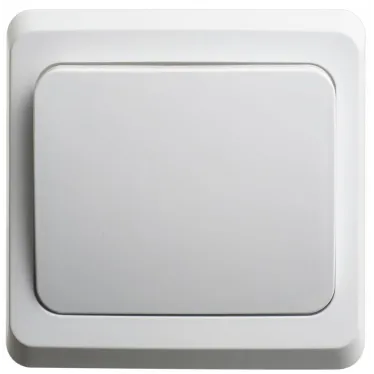 ЭТЮД Переключатель одноклавишный скрытый белый сх.6