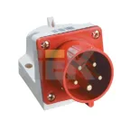 Вилка кабельная 515 стационарная 3P+E+N 16А 380В IP44