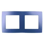 Рамка на 2 поста, Эра12, ультрамарин, 12-5002-29