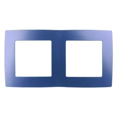 Рамка на 2 поста, Эра12, ультрамарин, 12-5002-29