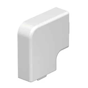 Крышка плоского угла кабельного канала WDK 15x40 мм (ПВХ, белый)