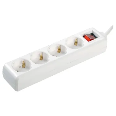 Удлинитель У04К-выключатель 4 места 2Р+PЕ/1.5 метра 3х1мм.кв. 16А/250