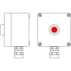 Взрывозащищенный пост управления из алюминия CPE-A-12 -(1xP1G(11)) -1x6018AASBKGM2SB(C)1Ex d e IIC T6 Gb / Ex tb IIIC T80°C Db IP66
