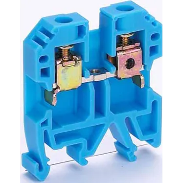 Зажим наборный 50А 6 мм.кв ЗН-101 синий