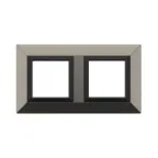 Рамка из металла, ''Avanti'', никелированная, 4 модуля