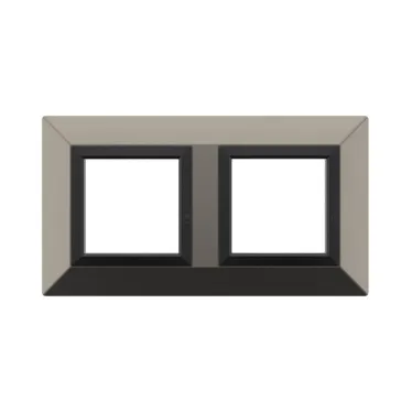 Рамка из металла, ''Avanti'', никелированная, 4 модуля