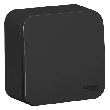 BLANCA одноклавишный переключатель наружный (cх.6) изолированный пл, 10A, 250B, антрацит