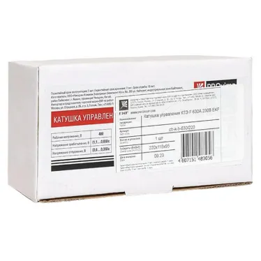 Катушка управления КТЭ F 630А 220В