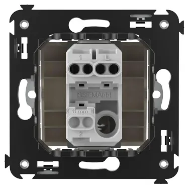 Avanti Выключатель одноклавишный, в стену, Ванильная дымка