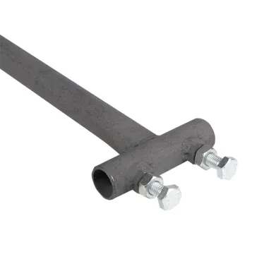 Держатель мачты молниеприемника к стене, D-20мм, вынос 100мм, L- 530