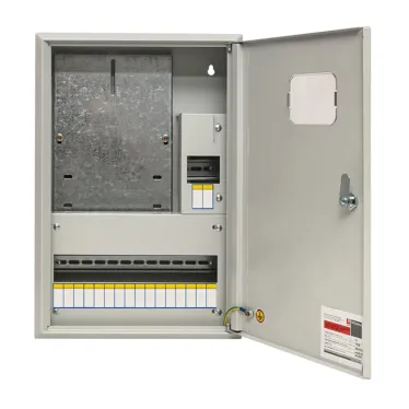 Щит учетно-распределительный навесной ЩУРн 3/18 с окном IP31 500х340х120 под электросчетчик