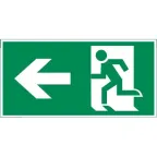 пиктограмма "ФИГУРА / СТРЕЛКА ВЛЕВО" 400х200мм для авар-эвакуац св-ка Vault | V5-EM03-60.013.019 | VARTON