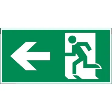 пиктограмма "ФИГУРА / СТРЕЛКА ВЛЕВО" 400х200мм для авар-эвакуац св-ка Vault | V5-EM03-60.013.019 | VARTON