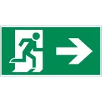 пиктограмма "ФИГУРА / СТРЕЛКА ВПРАВО" 400х200мм для аварийно-эвакуационного светильника Vault | V5-EM03-60.013.022 | VARTON