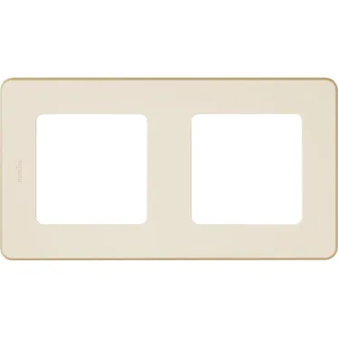 Рамка 2 поста INSPIRIA слоновая кость