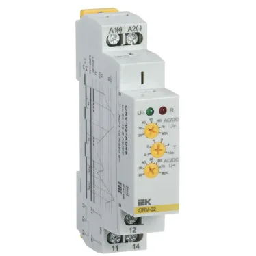 Реле повышения напряжения ORV. 1ф 24-48 В AC/DC
