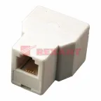 Телефонный двойник RJ-14(6P4C) (гнездо - 2 гнезда),