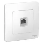 BLANCA скрытой установки розетка компьютерная RJ45, белый