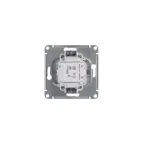 GLOSSA Переключатель одноклавишный в рамку белый схема 6