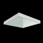 Светильник светодиодный VARTON C070/UGL медицинский встраиваемый/накладной 35ВТ CRI90 4000 K 595х595х68 мм с защитным силикатным стеклом класс защиты IP54