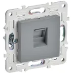 SKANDY Розетка компьютерная RJ45 кат.6 SK-K02Gr серый IEK