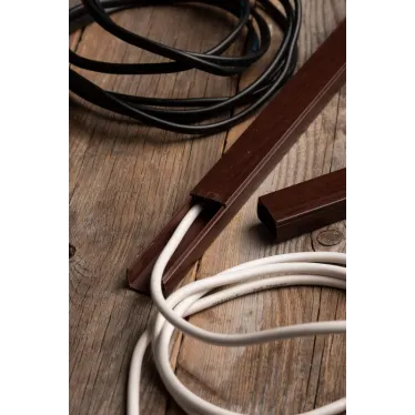 Канал кабельный 15х10 (тём. дерево) -Plast