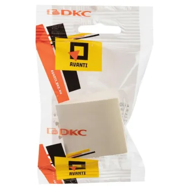 Avanti Вывод кабеля модульный , Ванильная дымка, 2 модуля