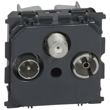 Celiane Мех TV-FM-SAT розетка единственная 2 мод | 067388 | Legrand