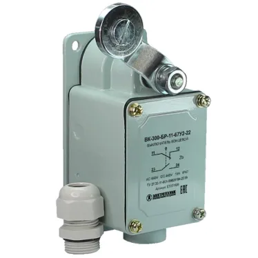 Выключатель концевой ВК-300-БР-11-67У2-22 с сальником ход влево ступень 2-51мм