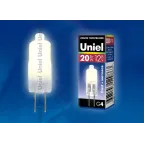 Лампа галогенная матоваякапсульная 12 В 20 Вт цоколь G4 Картонная коробка JC-12/20/G4 FR