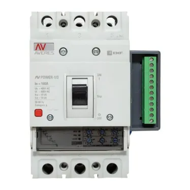 Выключатель автоматический AV POWER-1/3 160А 50кА ETU2.2