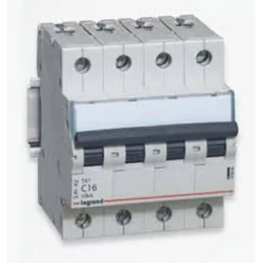 Выключатель автоматический четырехполюсный 25А C TX3 6кА
