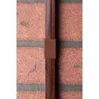 Соединитель (16х16) (4 шт) Plast под темное дерево