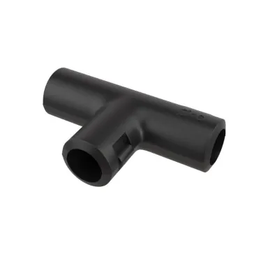 Тройник открывающийся, IP40, д.16мм, черный