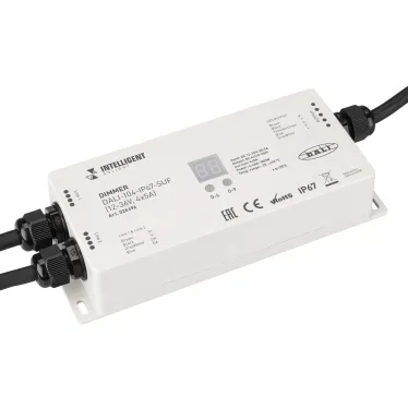INTELLIGENT ARLIGHT Диммер DALI-104-IP67-SUF (12-36V, 4x5A) | 026496 | Arlight