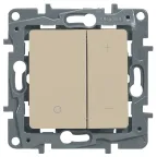 Etika Слоновая кость Светорегулятор нажимной, 400Вт | 672318 | Legrand
