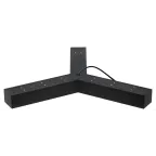 Светильник светодиодный Geometria Igrek SPO-144-B-40K-066 66Вт 4000К 4000Лм IP40 1200*1200*80 черный подвесной ЛТ | Б0058889 | ЭРА