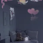 Светильник ночной со сменной проекцией с кабелем электропитания и выключателем, 4W, белый 1/50 | DIY0011 | Gauss