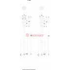 Соединительный кабель (5pin) герметичный (IP67) 5х0.5кв мм белый, REXANT