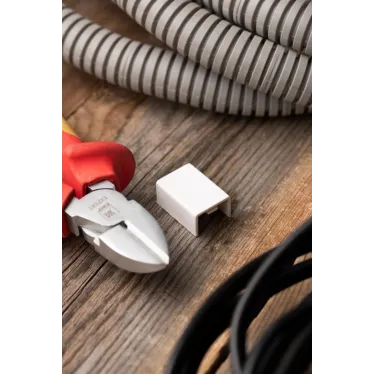 Соединитель (15х10) (4 шт) Plast PROxima белый