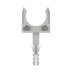 Держатель с защелкой и дюбелем 20мм (5шт)