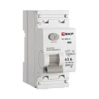 Выключатель дифференциального тока ВД-100N (S-селективный) 2P 63А 100мА тип AC эл-мех 6кА PROXIMA