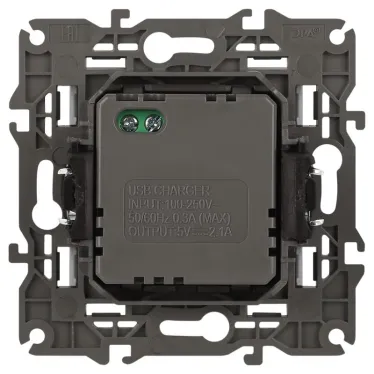 Устройство зарядное USB, 5В-2100мА, Эра Elegance, алюминий, 14-4110-03