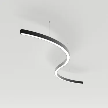 Светильник SP-LINE-HANG ARC-S3535-D1500-124W Day4000 (BLACK, 230V) (металл)