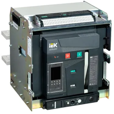 Выключатель автоматический воздушный ARMAT выдвижного исполнения 3P F 85кА 4000А расцепитель TD с комплектом аксессуаров 220В: мотор привод катушка включения катушка отключения